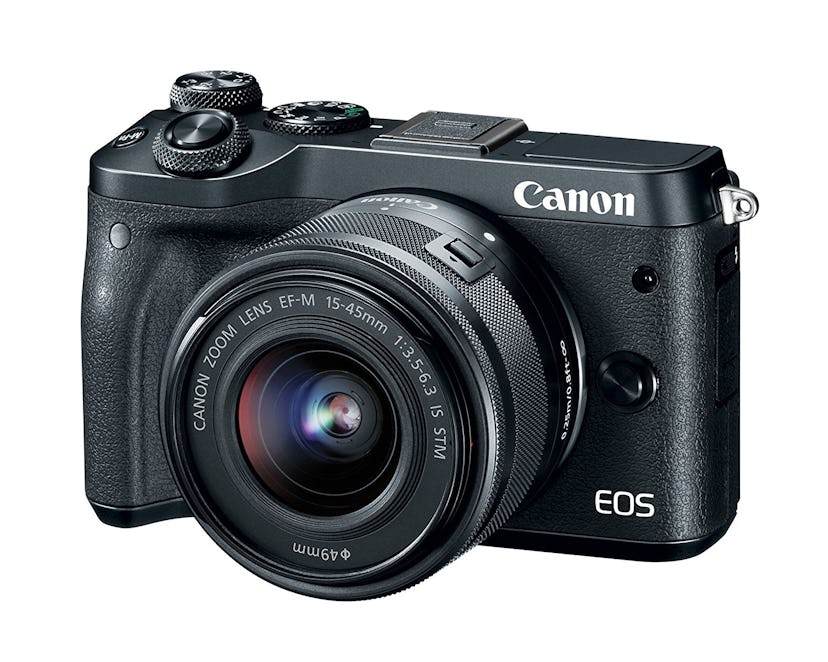 Black camera, Canon EOS M6