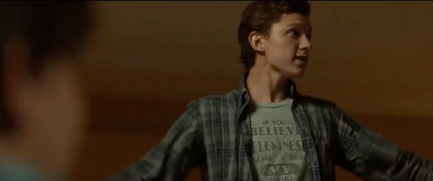 peter parker shirt