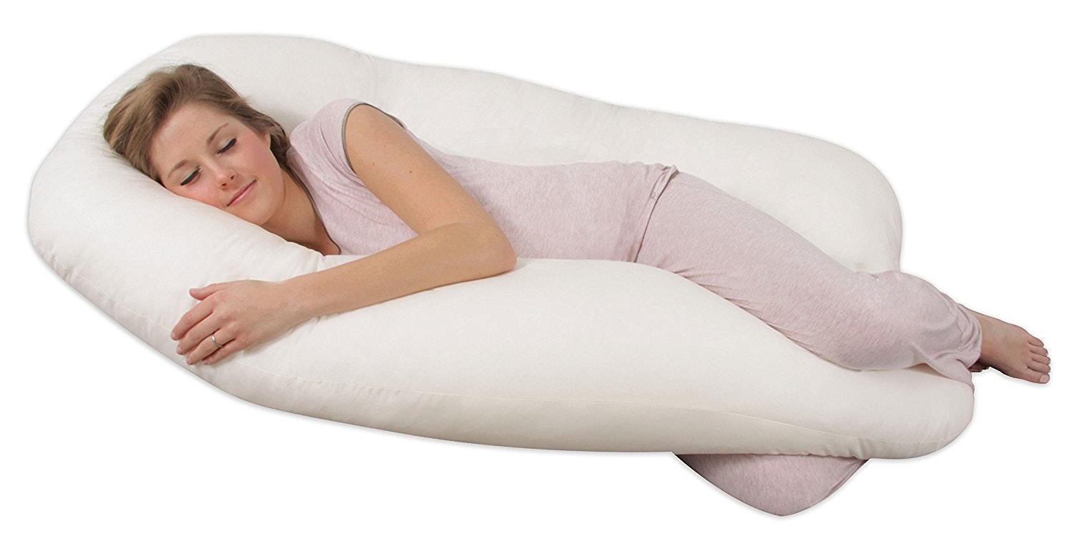 The 10 Best Pillows For Side Sleepers   7c733fbd Cc75 4e2b Ada6 F41713163d55 Leachco Back N Belly Contoured Body Pillow 