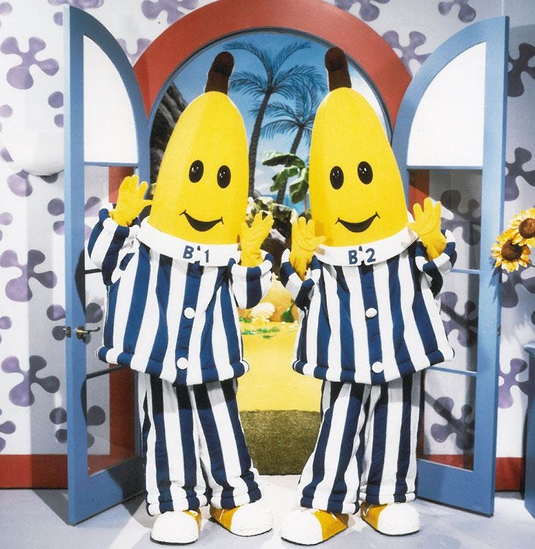 Bananas in pyjamas discount 2000