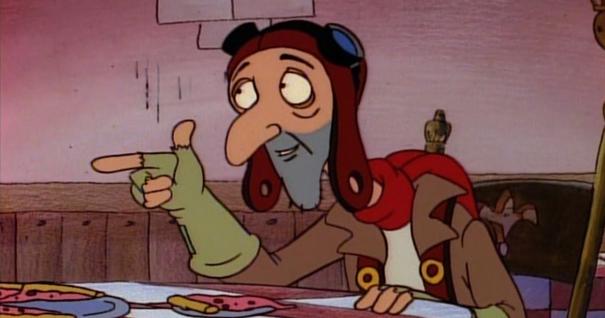 Hey arnold pigeon top man