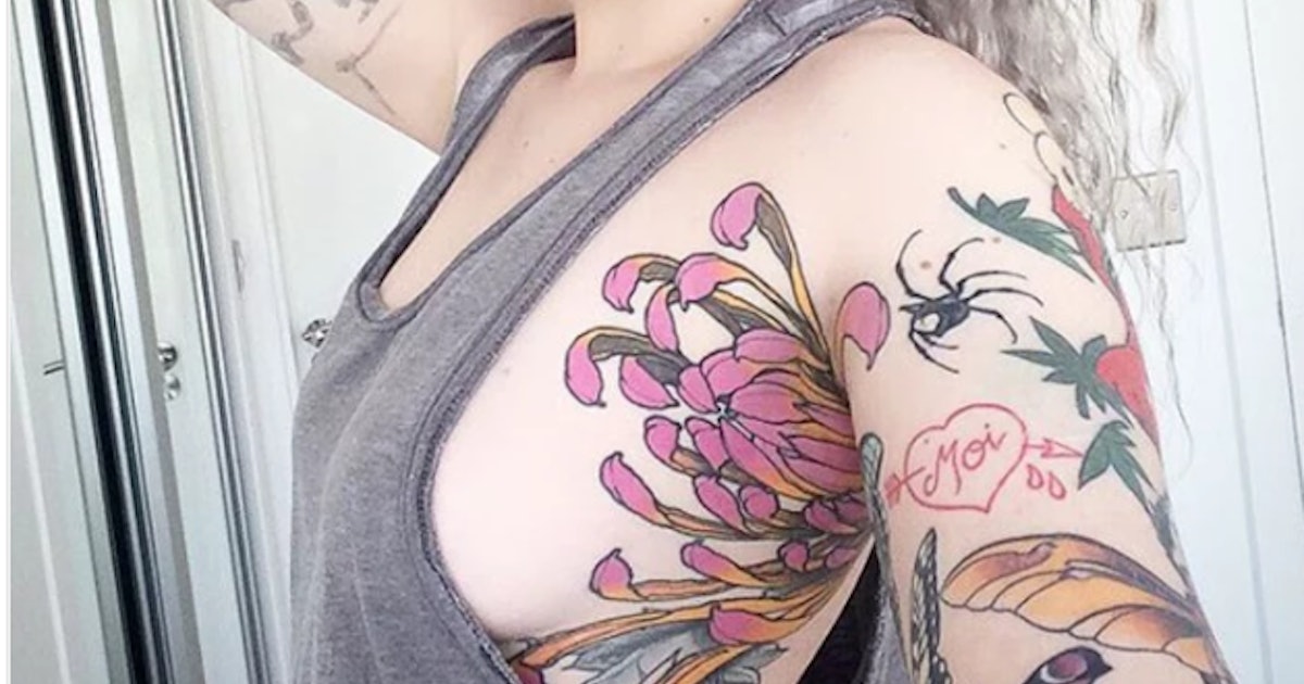 Floral Armpit Tattoos Are An Incredible New Ink Trend Happening On Social