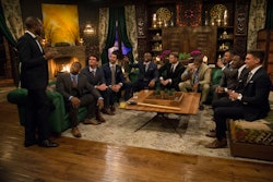 A scene from the 'Men Tell All' episode of 'The Bachelorette'