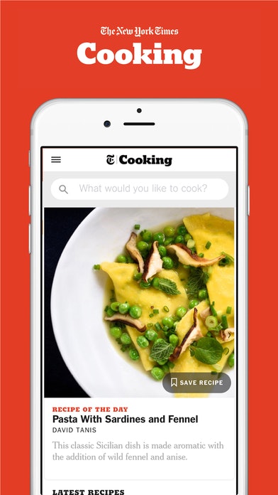 nytimes recipes app