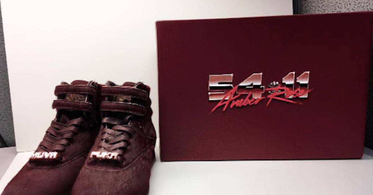 Amber rose reebok freestyle Clearance