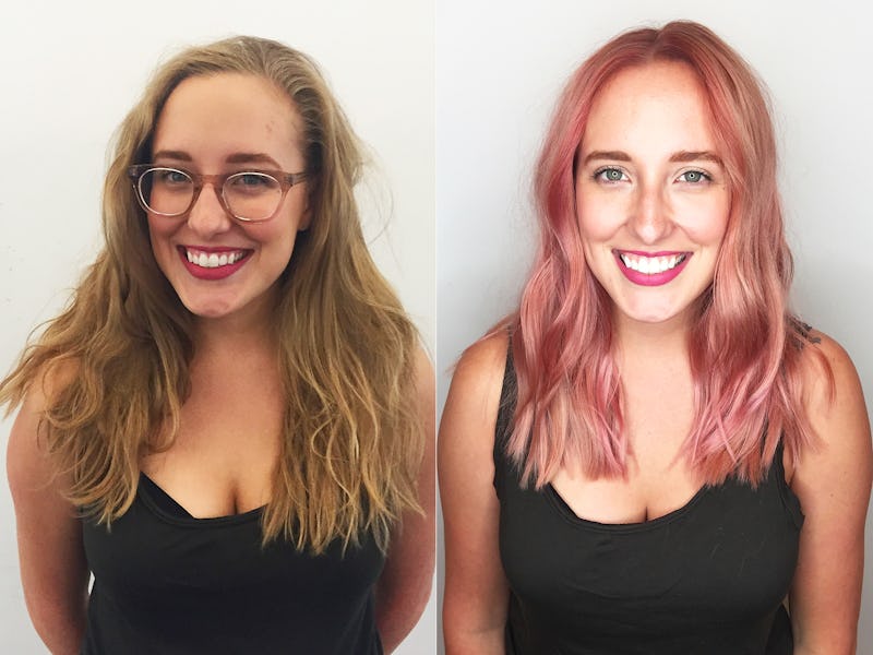 How To Dye Virgin Hair Millennial Pink Without Completely Trashing It How To Dye Virgin Hair Millennial Pink Without Completely Trashing It