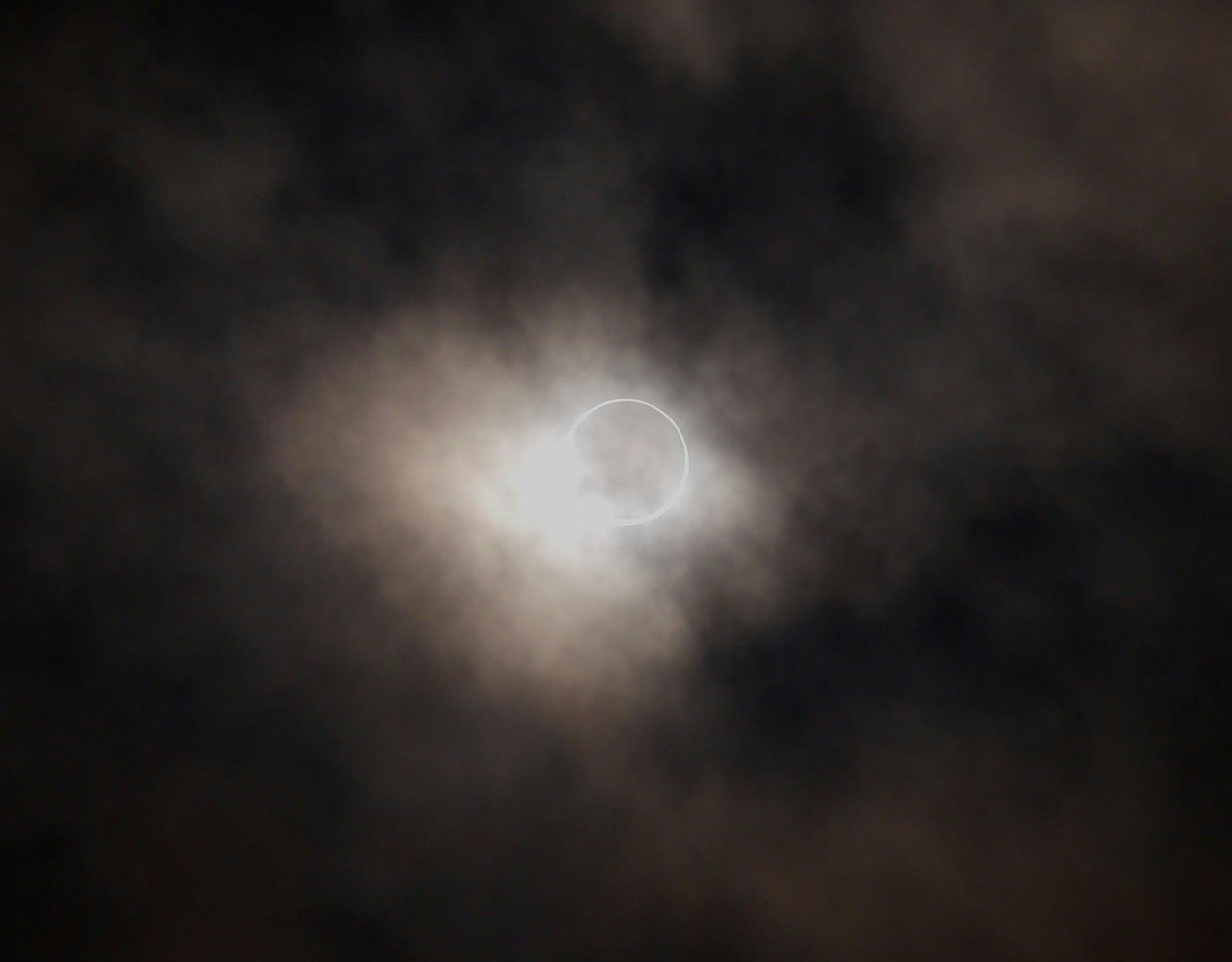 how to see the eclipse if there is hazy cloud cover
