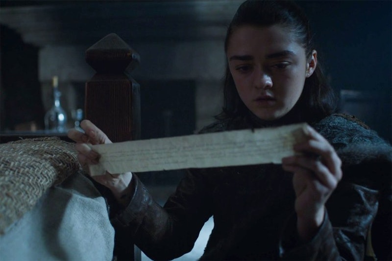 This Sansa Letter Theory Hints That Arya Is Playing Littlefinger On