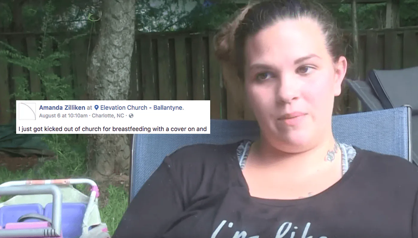 This Mom Was Forced To Stop Breastfeeding In Church, & Her Response Is Awesome