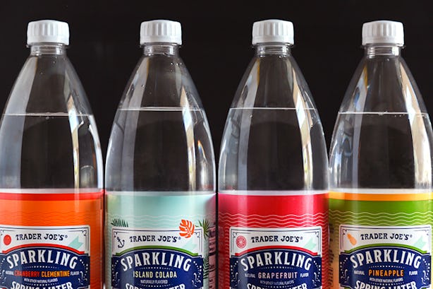 Trader Joe's 4 New Seltzer Flavors Are A Dizzy Beach