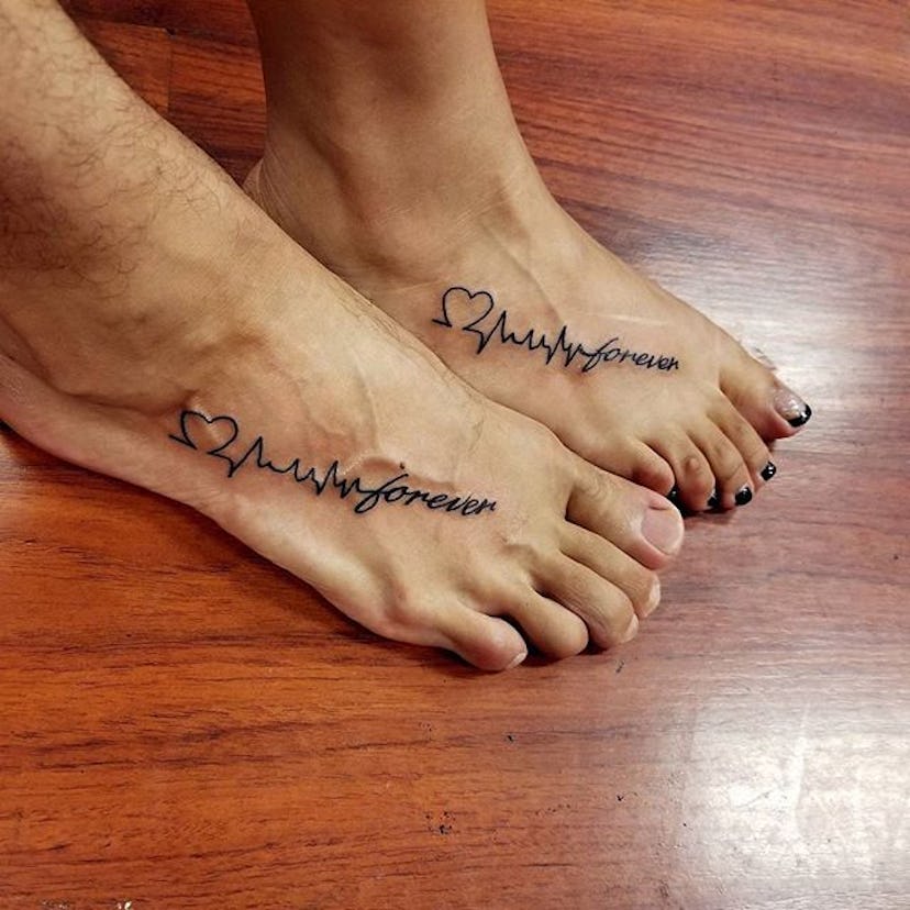 Best Friend Foot Tattoos That Speak Volumes