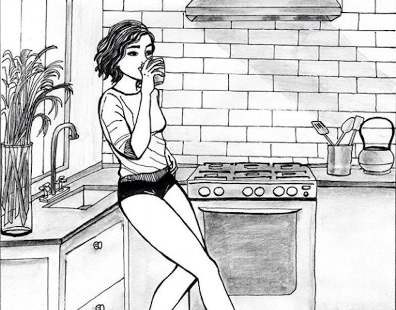 These Illustrations About Living Alone Capture Just How Idyllic & Calm It  Really Feels