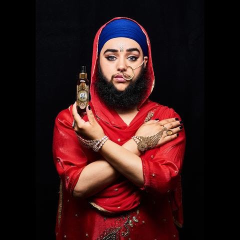 Harnaam Kaur's Beard & Hair Oil Collaboration Is Breaking Major Boundaries