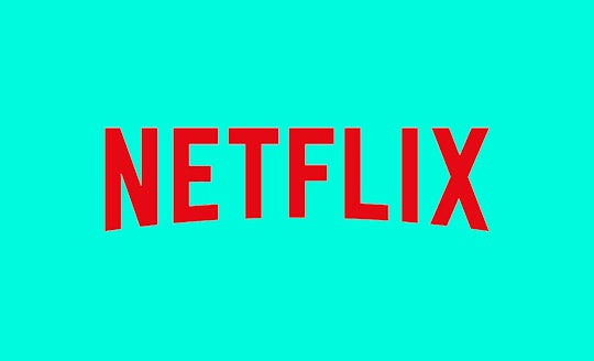 The Netflix logo on a turquoise background