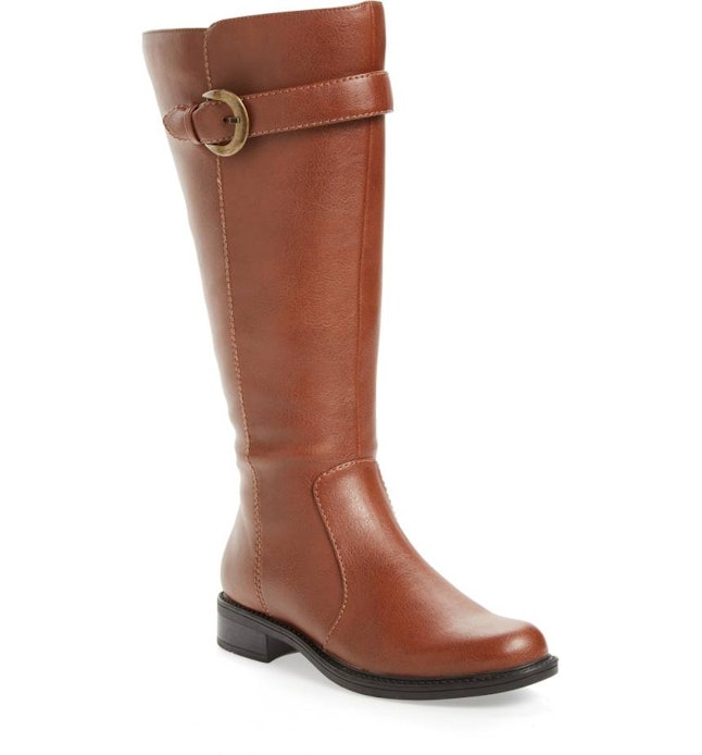 high heel boots for large calves