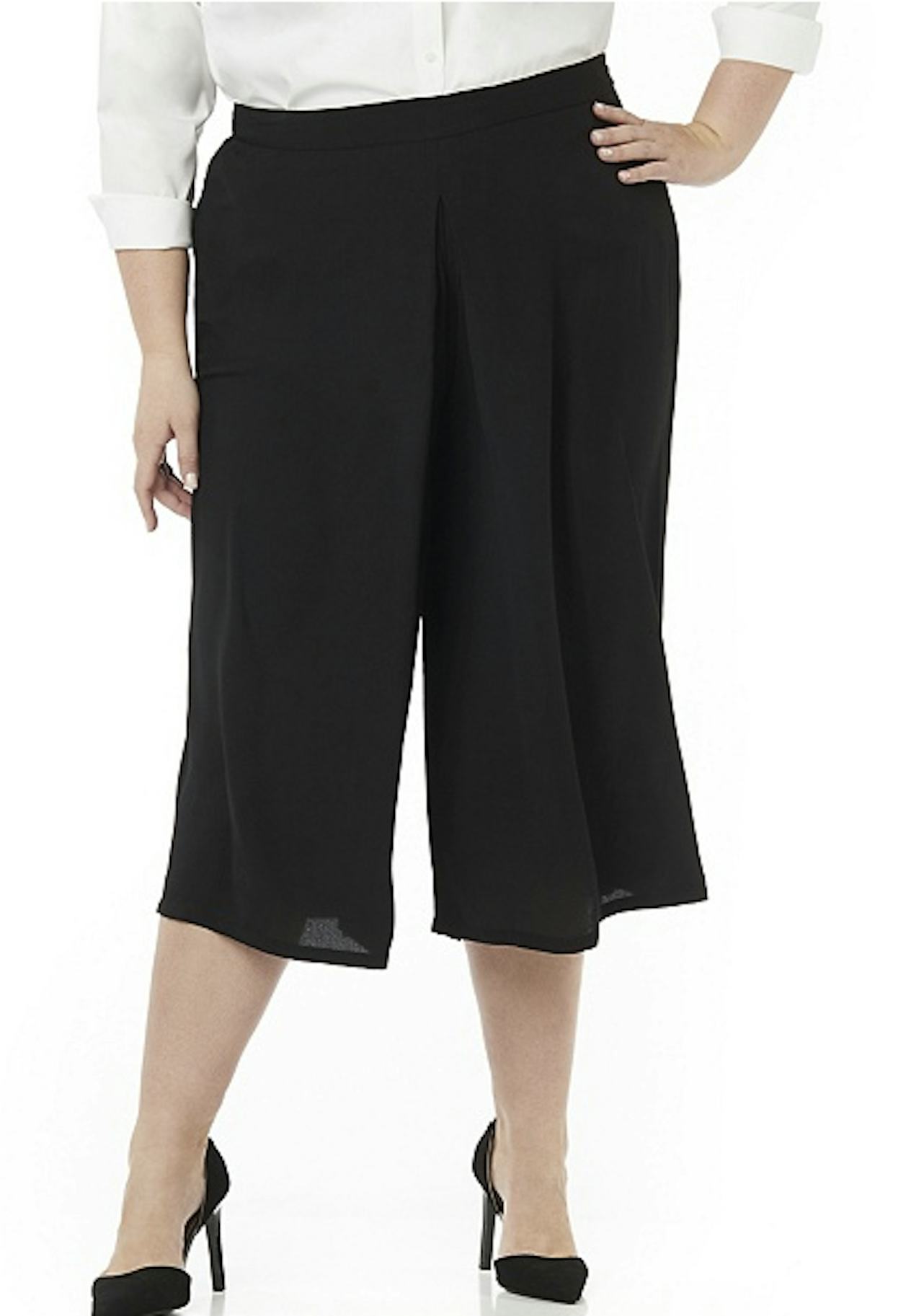 37 Plus Size Cropped Wide Leg Pants That'll Make Your Summer To Fall ...