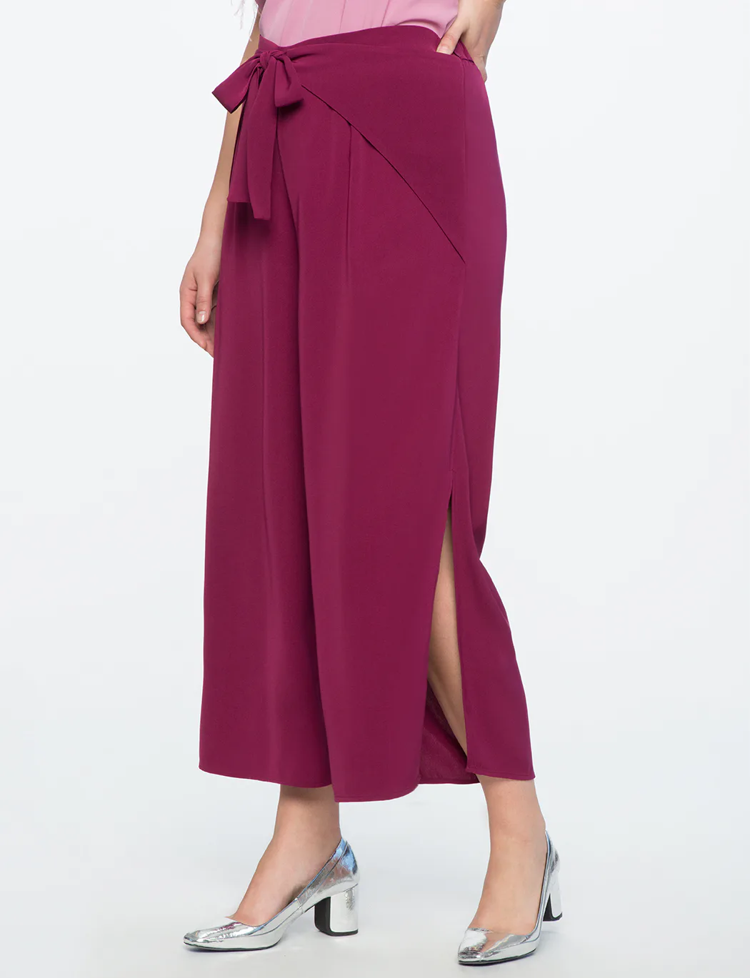 Wide Fit Cropped Pants main image 1