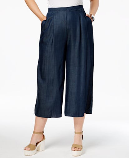 Macys wide leg cropped 2025 pants