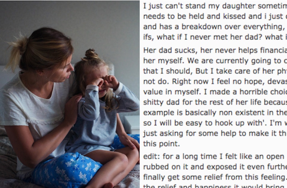 This Moms Dark Confession Brought Out The Best Of The Internet