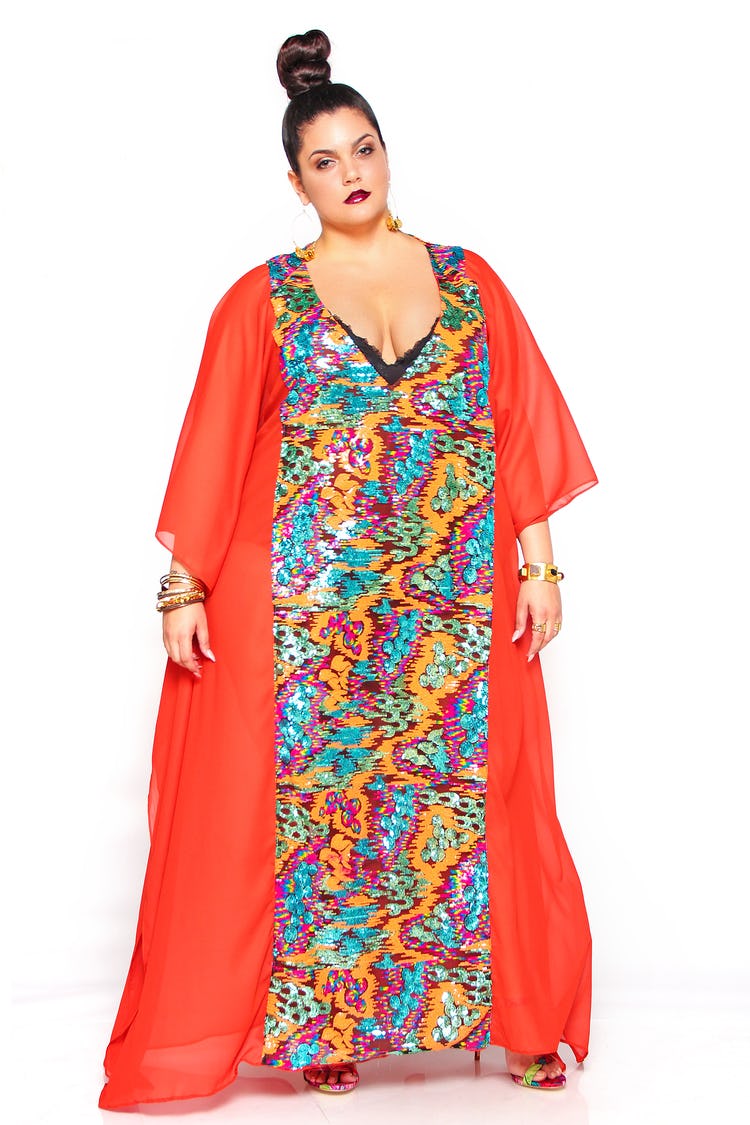 plus size caftans for women