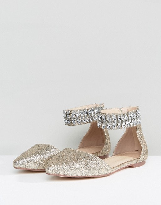 wide sparkly shoes
