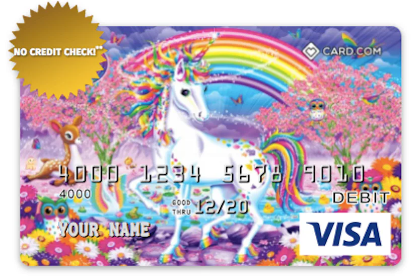 Lisa Frank Debit Cards Are Here To Give Your Wallet A Colorful Makeover Lisa Frank Debit Cards Are Here To Give Your Wallet A Colorful Makeover