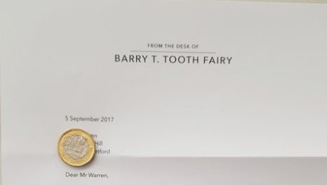 This Dad S Letter From The Tooth Fairy To His Son Is Honestly So