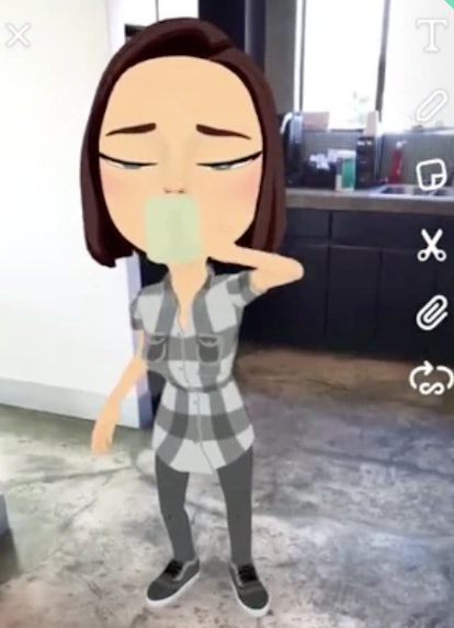 The 3D Bitmojis are seriously animated.