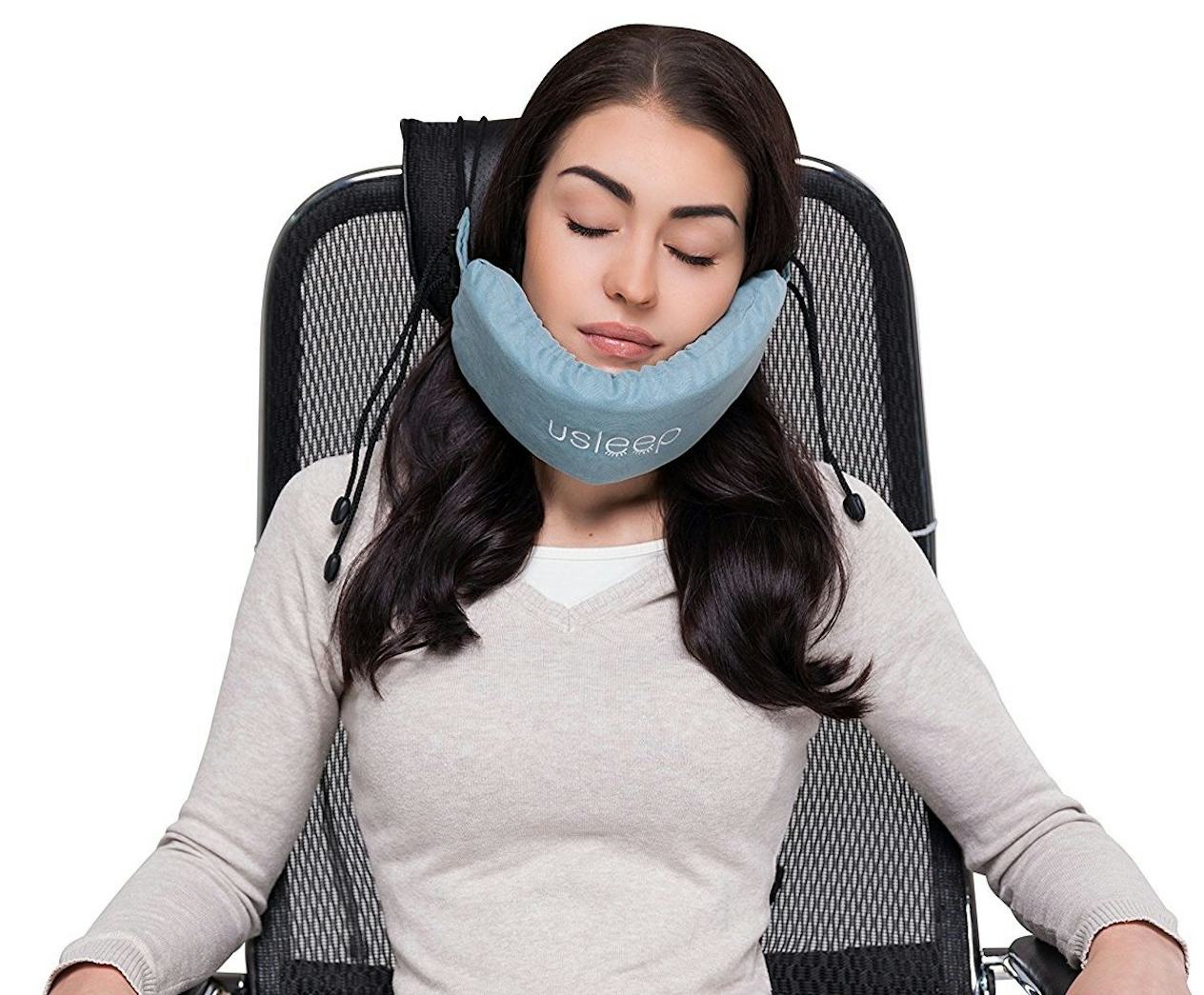 best travel pillow to wear with headphones