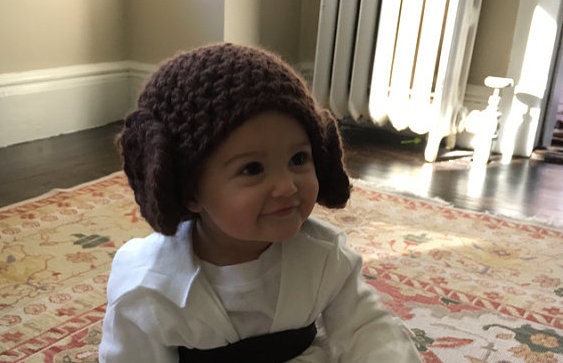 Princess leia baby discount hat