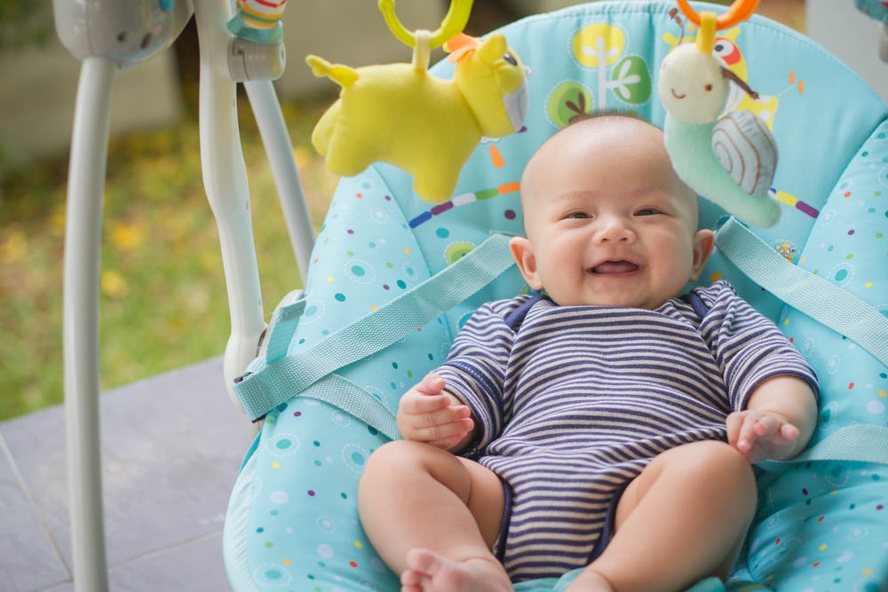 countertop baby bouncer