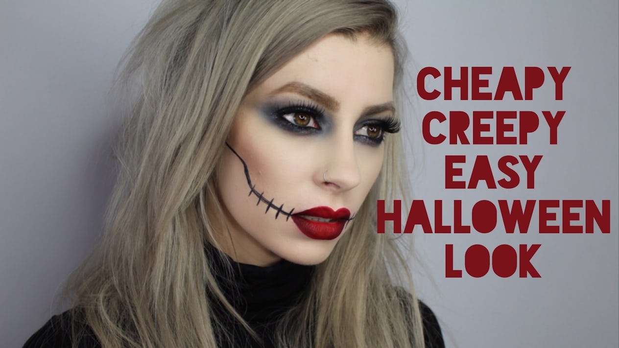 14 Lazy Last-Minute Halloween Makeup Ideas You Can Totally Do Yourself