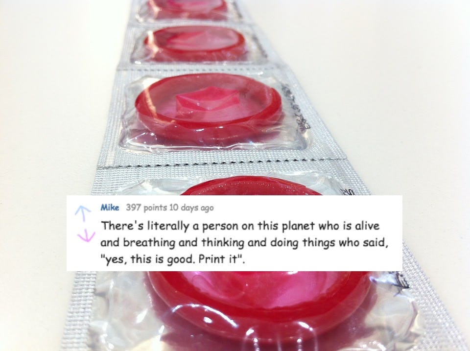 This Condom Wrapper Promoting Consent Unintentionally Promotes Not