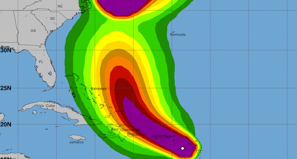15 Hurricane Maria Radar And Satellite Images Depict One Jaw