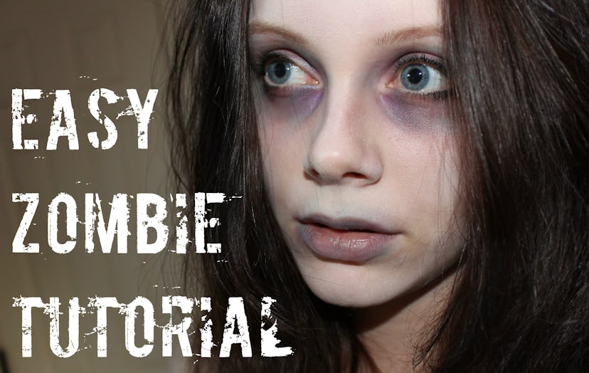 zombie look from Alyxify on YouTube