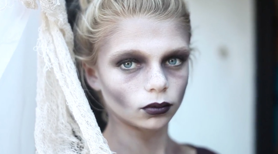 Non-Scary Zombie Makeup For Kids For Halloween