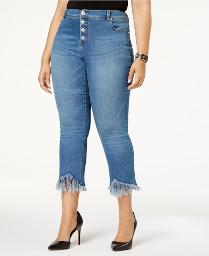 krydstogt Monograph lysere 12 Plus Size Fringe Jeans To Help You Embrace Fall's Biggest Denim Trend