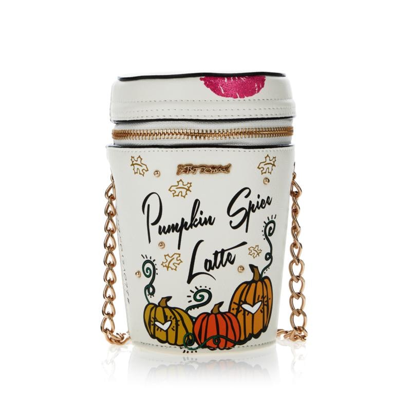 betsey johnson pumpkin spice purse