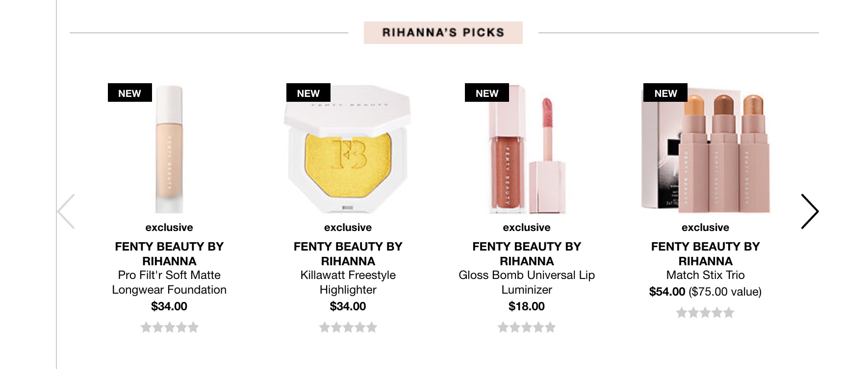 fenty beauty sales