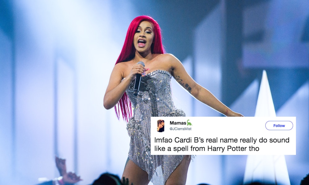 These Tweets About Cardi B's Real Name Will Make You Laugh So Hard