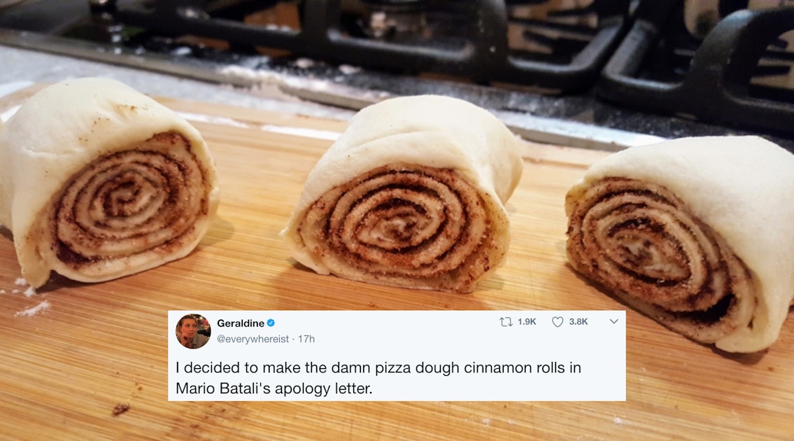 A Writer Made Mario Batali S Sexual Harassment Apology Cinnamon Rolls Her Review Is Epic