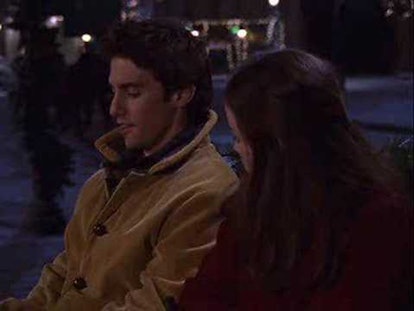 One of the best 'Gilmore Girls' episodes for winter is when Jess jumps in Rory's sleigh at the Brace...