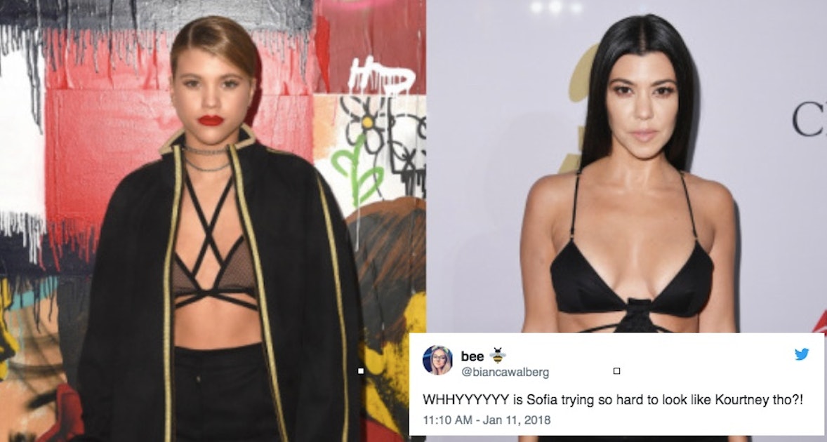 Kourtney Kardashian & Sofia Richie Have Matching Styles — Pics