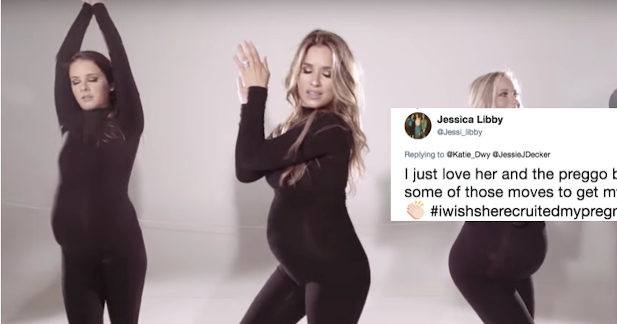 Jessie James Decker's Pregnant 'Flip My Hair' Video Is A Celebration Of  Motherhood, & Fans Are Loving It