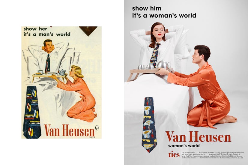 An Artist Reversed Gender Roles In Old Sexist Advertisements And Theyre Both Poignant And Hilarious 