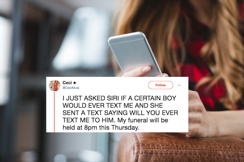 A Girl Asked Siri If Her Crush Would Text Her Back & Siri Went Ahead