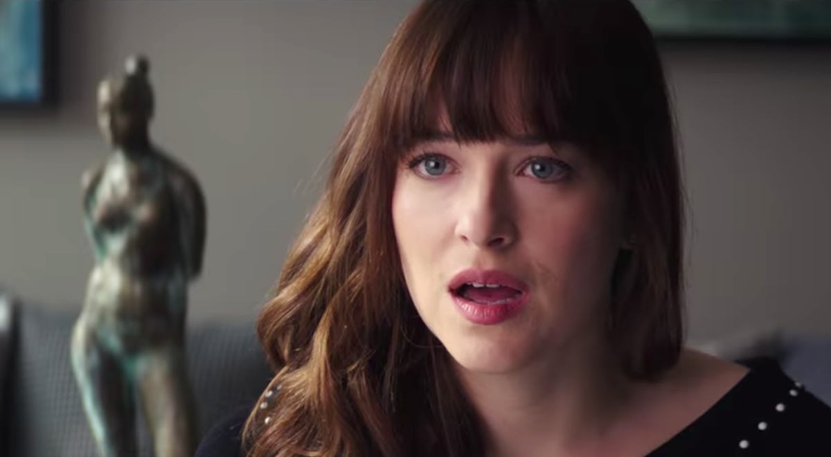 The Fifty Shades Freed Trailer Shows Ana Learning She S Pregnant Video