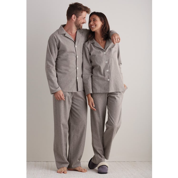 Men's & Women's Heathered Flannel Pajamas