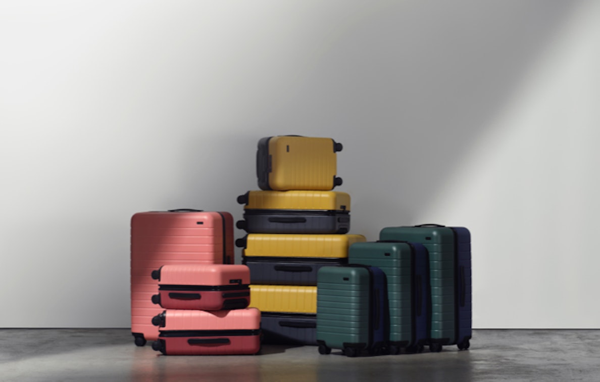 two tone away luggage