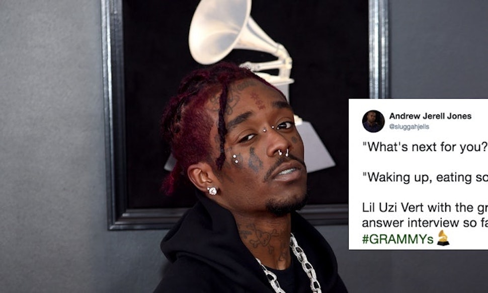 Lil Uzi Vert's Pop Tart Quote At The Grammys Is Super Relatable